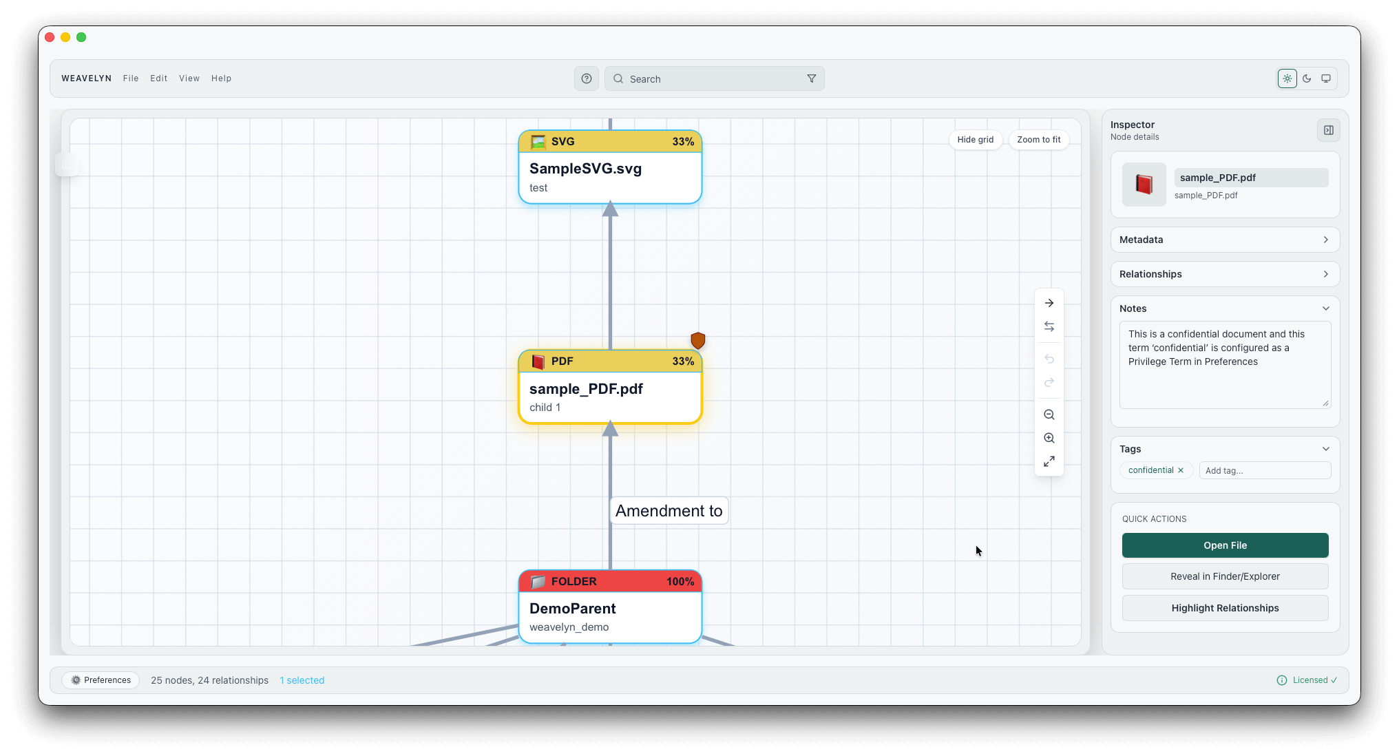 Notes, tags, and Privilege Shield